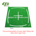 Indoor used artificial grass rubber 3D golf swing mat